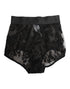 Dolce & Gabbana High Waist Briefs Black Floral Lace Underwear